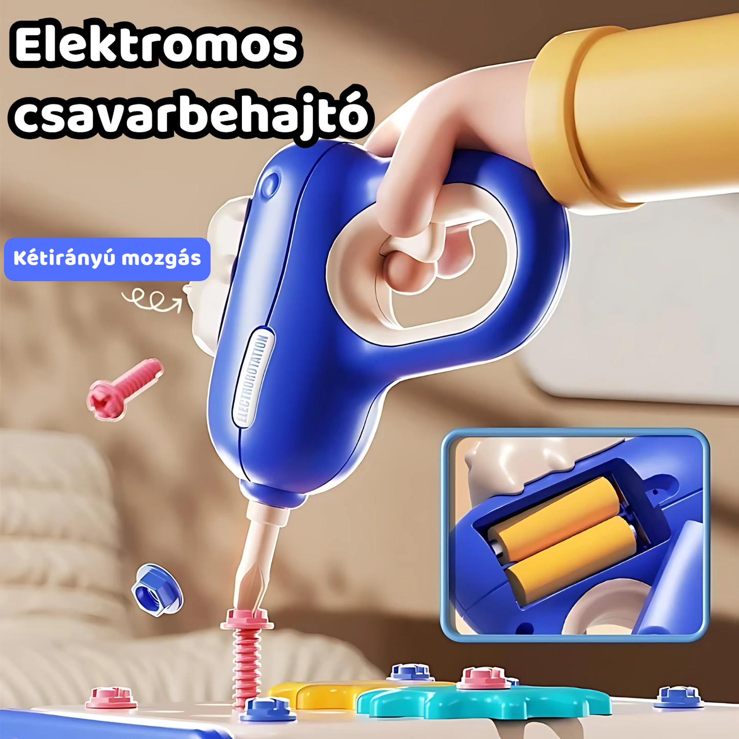 KinderKraft™ - Logika és Finommotorika fejlesztő játékkészlet