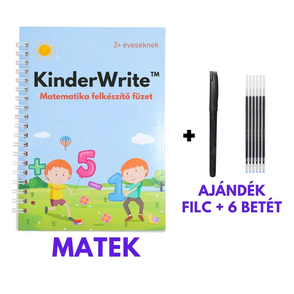 KinderWrite™ - Varázslatos Fejlesztő Füzet Gyermekeknek