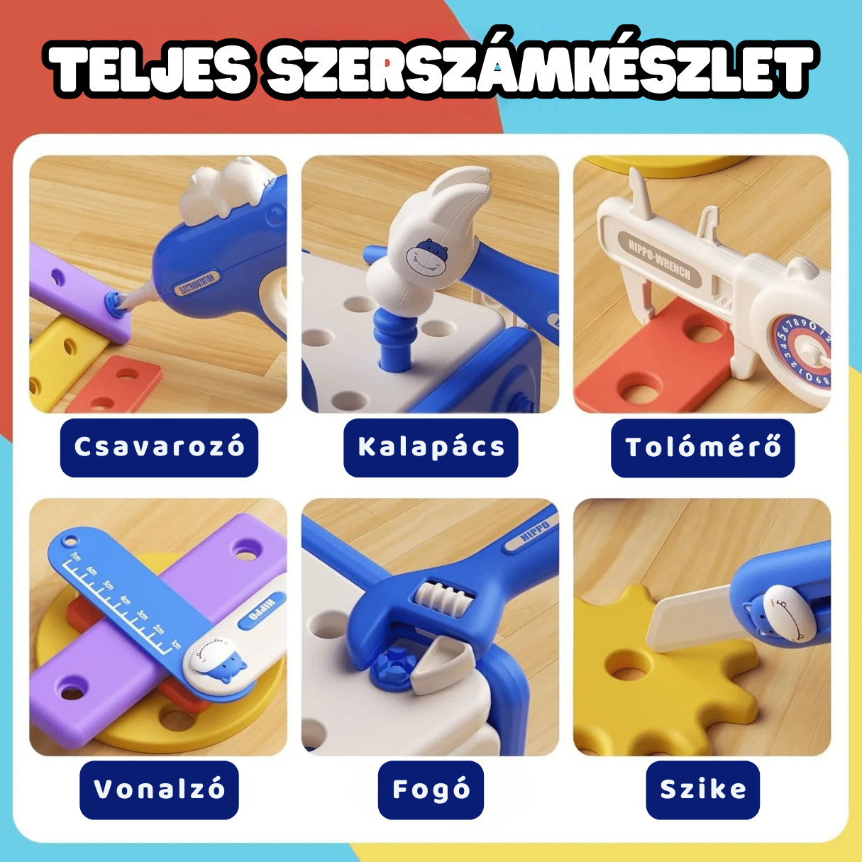 KinderKraft™ - Logika és Finommotorika fejlesztő játékkészlet