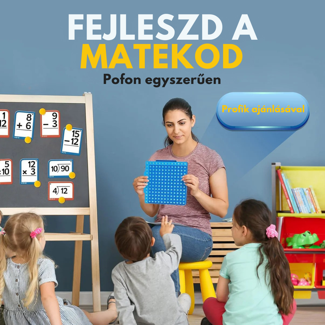 KinderMath™ - Logikafejlesztő Számolótábla