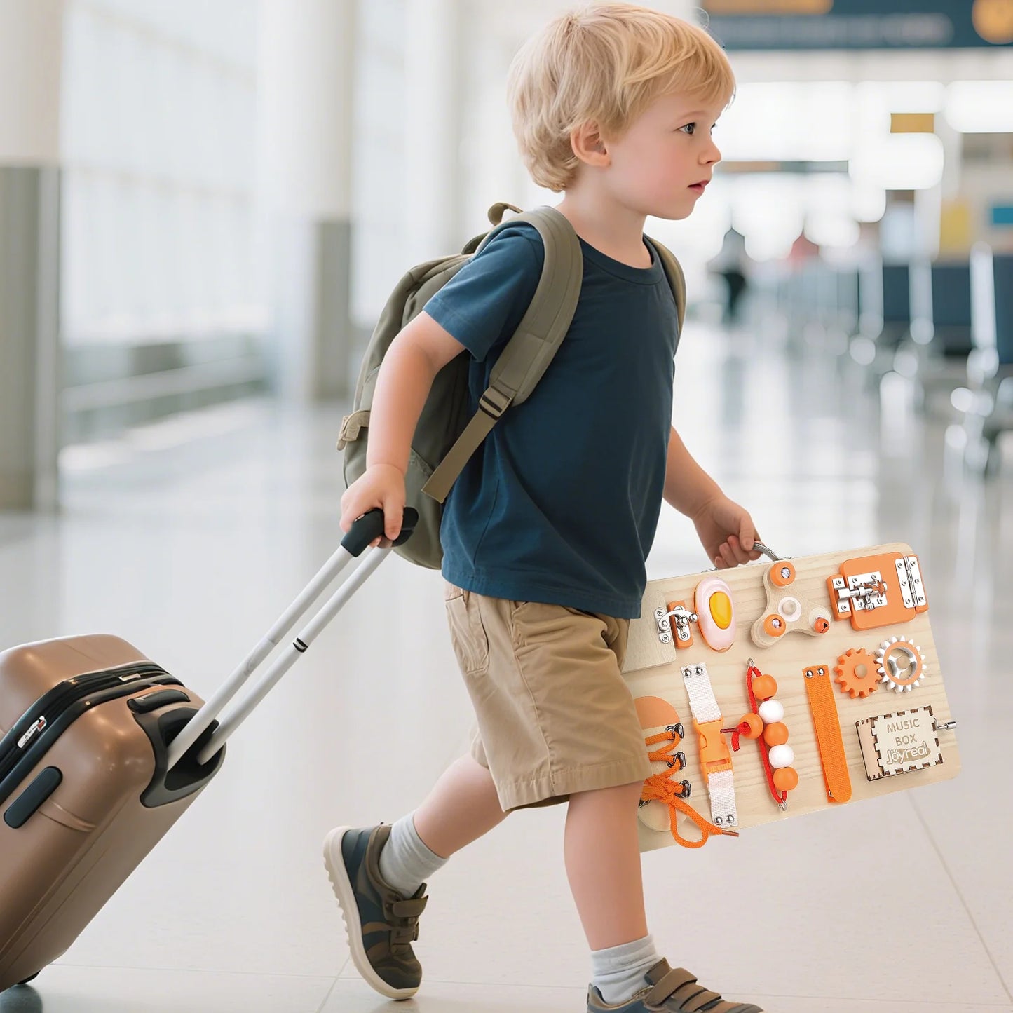 KinderBoard™ - Fa Készségfejlesztő Tábla