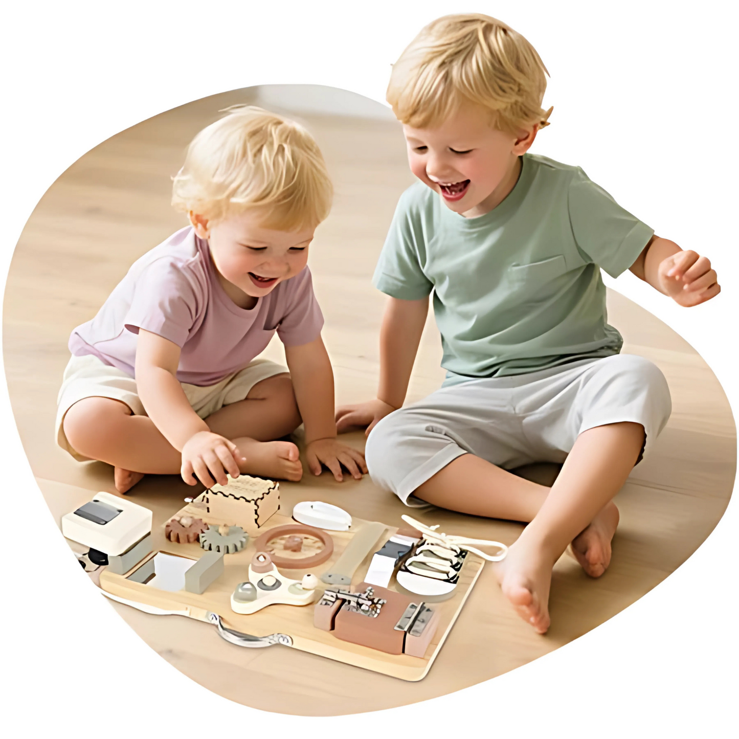 KinderBoard™ - Fa Készségfejlesztő Tábla