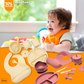 BabyFeed™ 2.0 - Prémium 10 részes baba szilikon tapadókorongos étkészlet